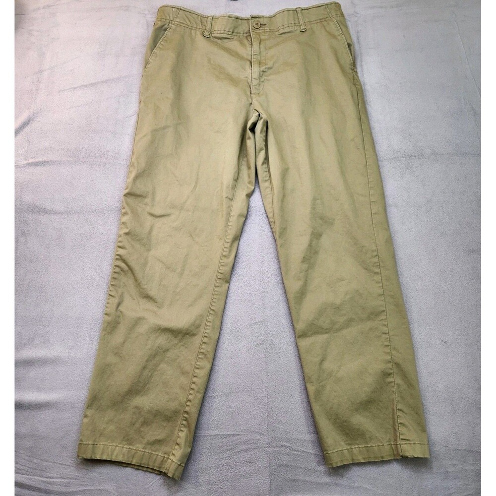 Lee Extreme Comfort Pants Men's 38x32 Beige Khaki‎ Straight Chino Stretch